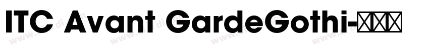 ITC Avant GardeGothi字体转换